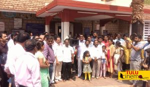 Tulu Film “Gant Kalwer” Muhurat Held, Shooting Begins