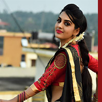 Aaradya Shetty as Amruta in “Arjun weds Amruta”.